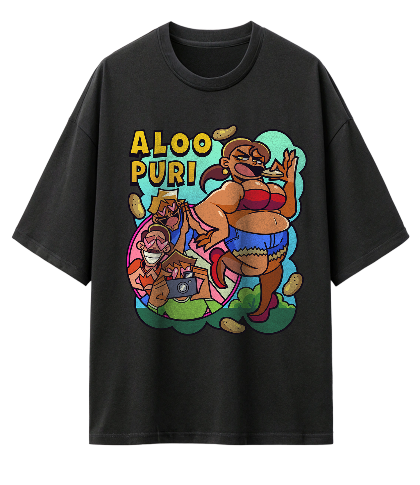 ALOO PURI (OVERSIZED TEE)