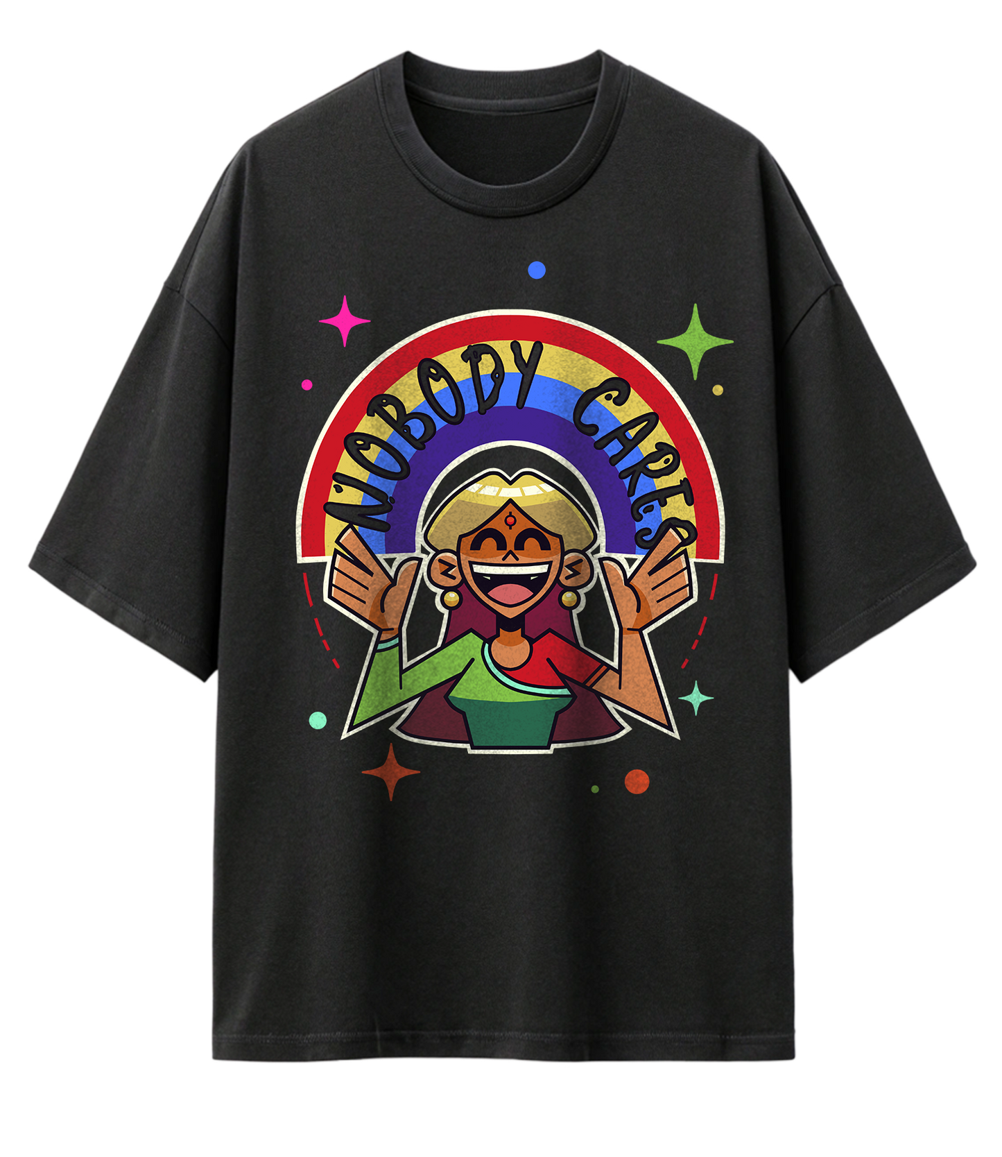 NOBODY CARES (OVERSIZED TEE)