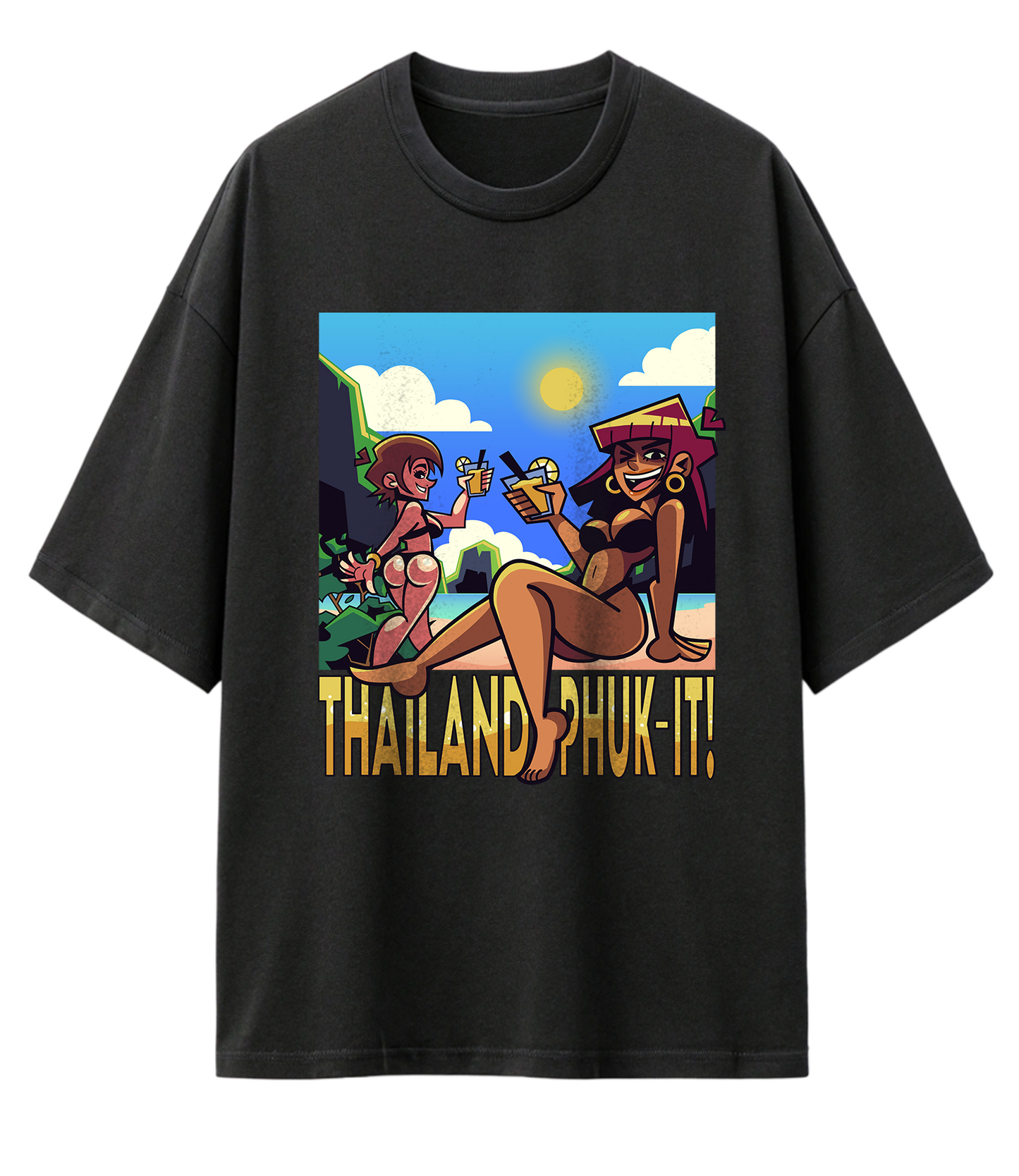 THAILAND? PHUK-IT! (OVERSIZED TEE)
