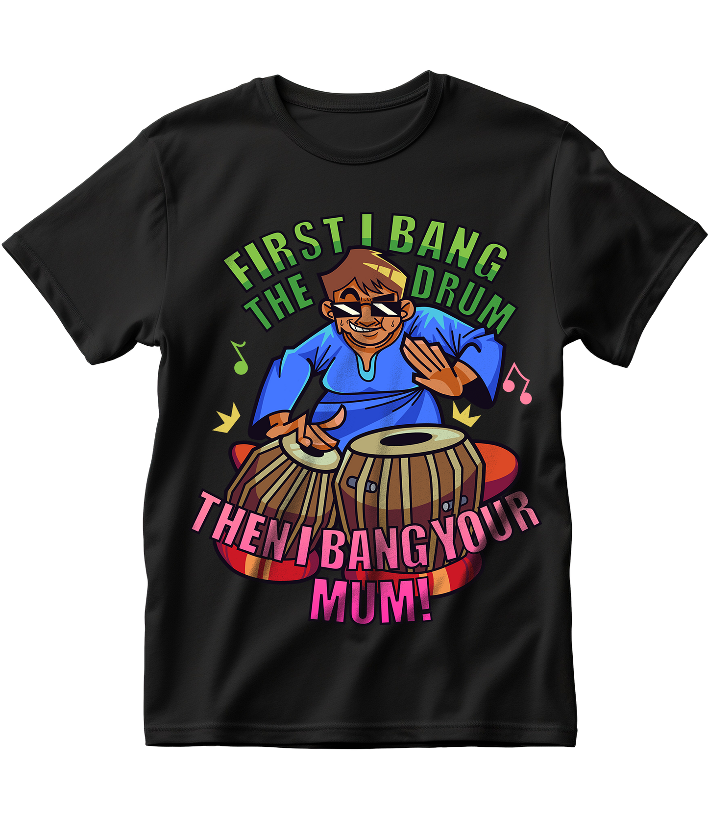 FIRST I BANG THE DRUM