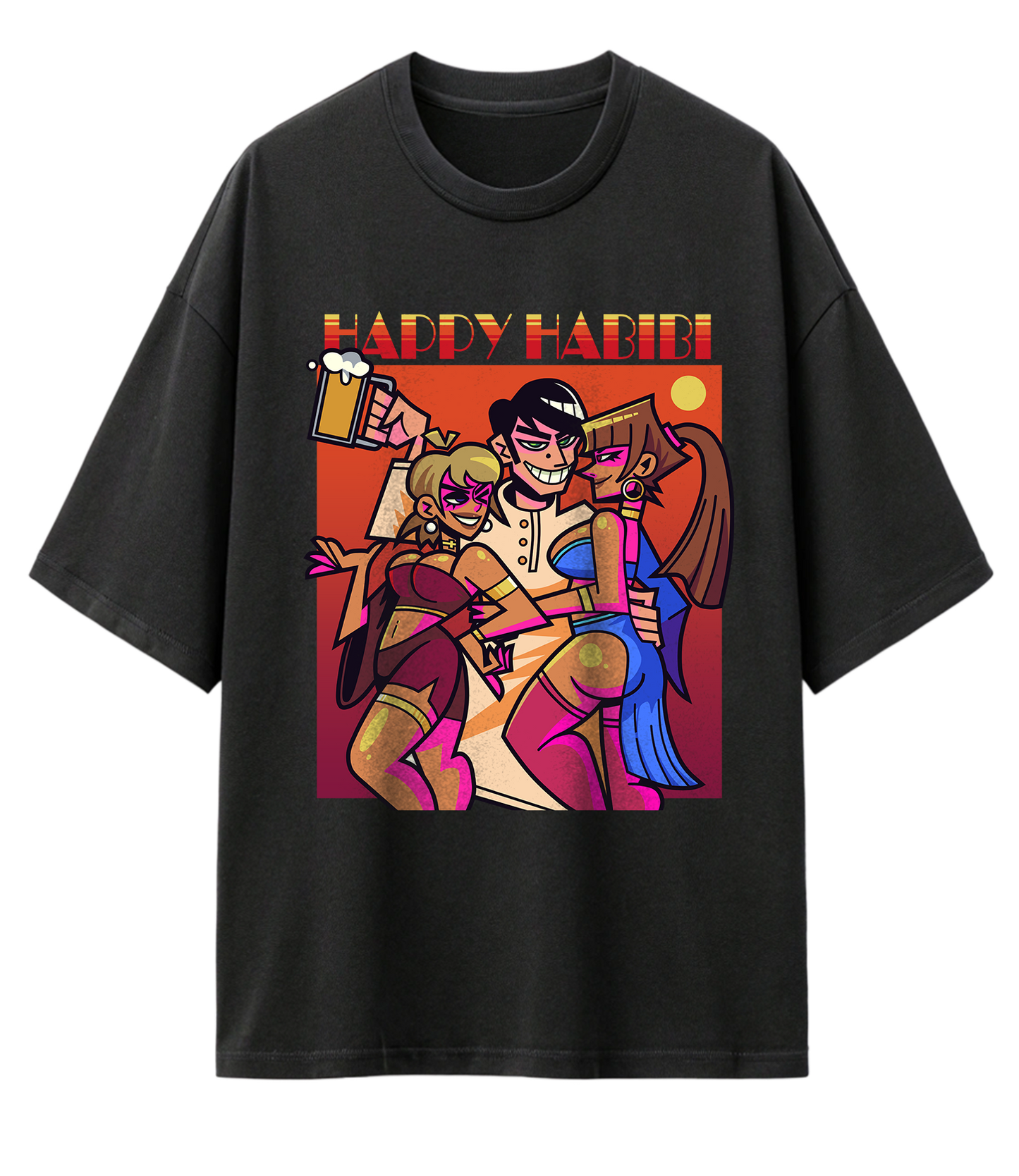 HAPPY HABIBI (OVERSIZED TEE)